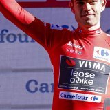 Un nouveau maillot rouge pour Wout van Aert KEYSTONE/EPA/Javier Lizon